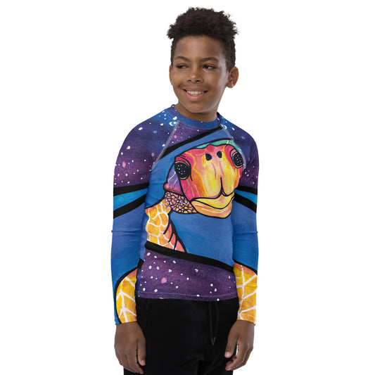 Starlit Honu Collection Youth Rash Guard