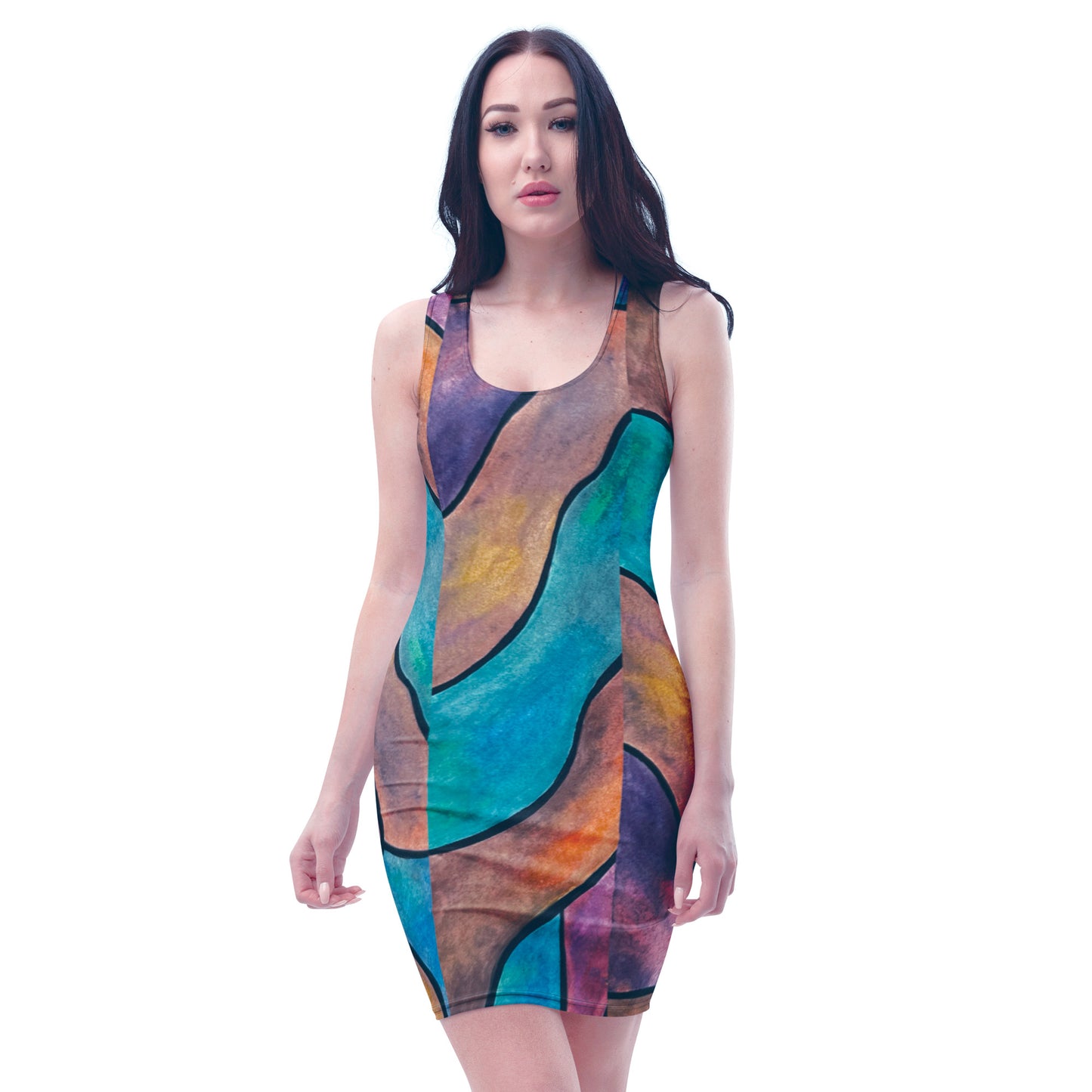 Shoreline Stone Womens Fitted Dress