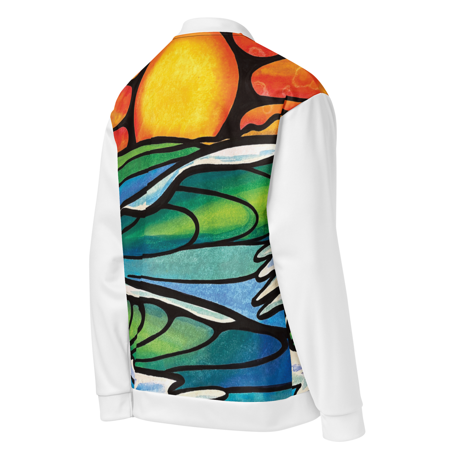 Whispering Sea  Unisex Bomber Jacket